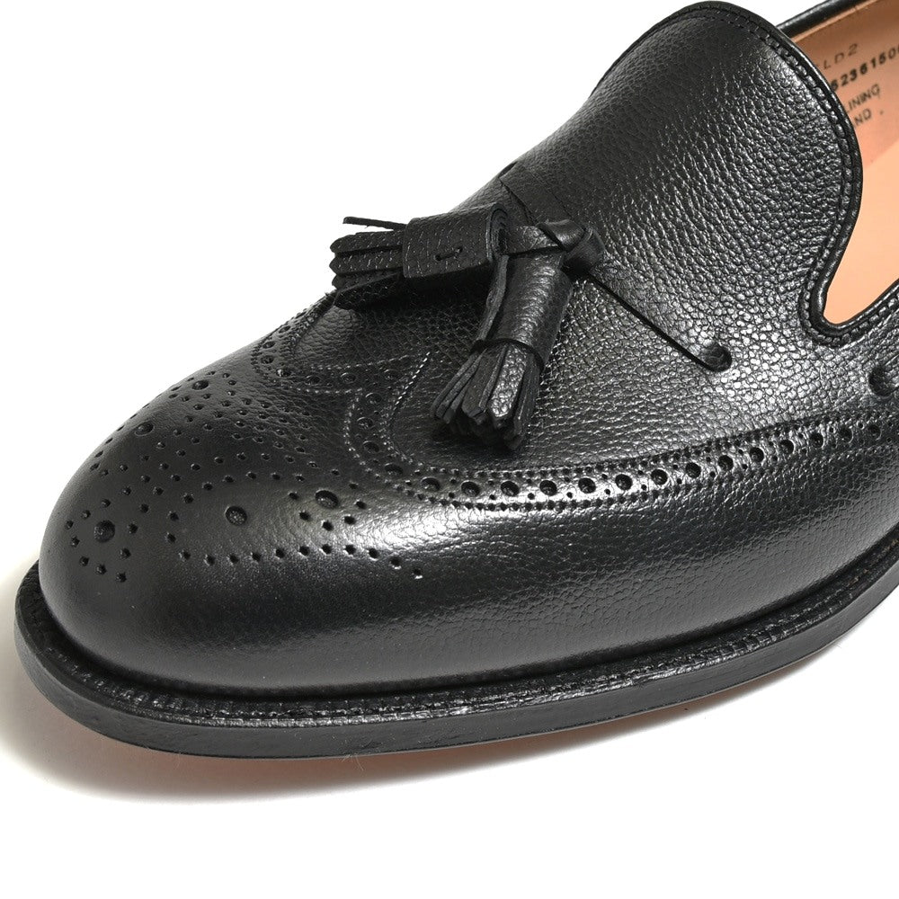 Crockett&Jones（クロケットアンドジョーンズ） LICHFIELD2リッチフィールド2 グレインレザーウィングチップタッセルスリッポン