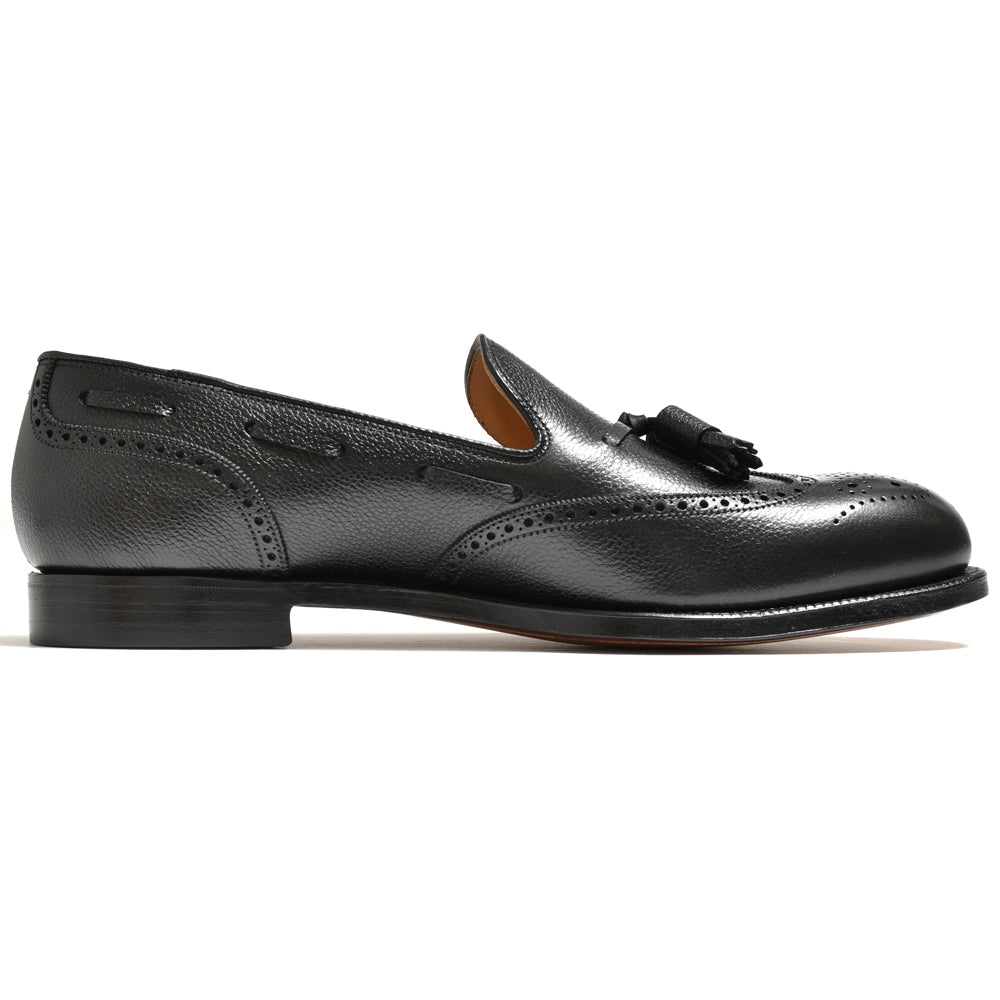 Crockett&Jones（クロケットアンドジョーンズ） LICHFIELD2リッチフィールド2 グレインレザーウィングチップタッセルスリッポン