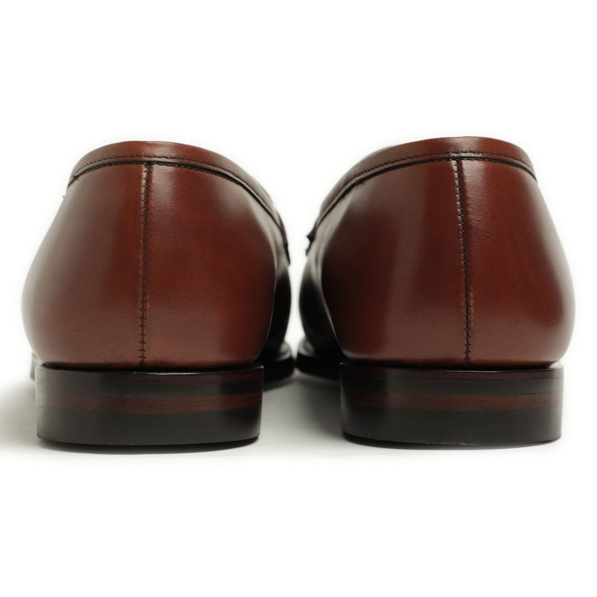クロケット＆ジョーンズ / コイン ローファー スリッポン / BOSTON / 314E / BURNISHED CALF / チェスナット