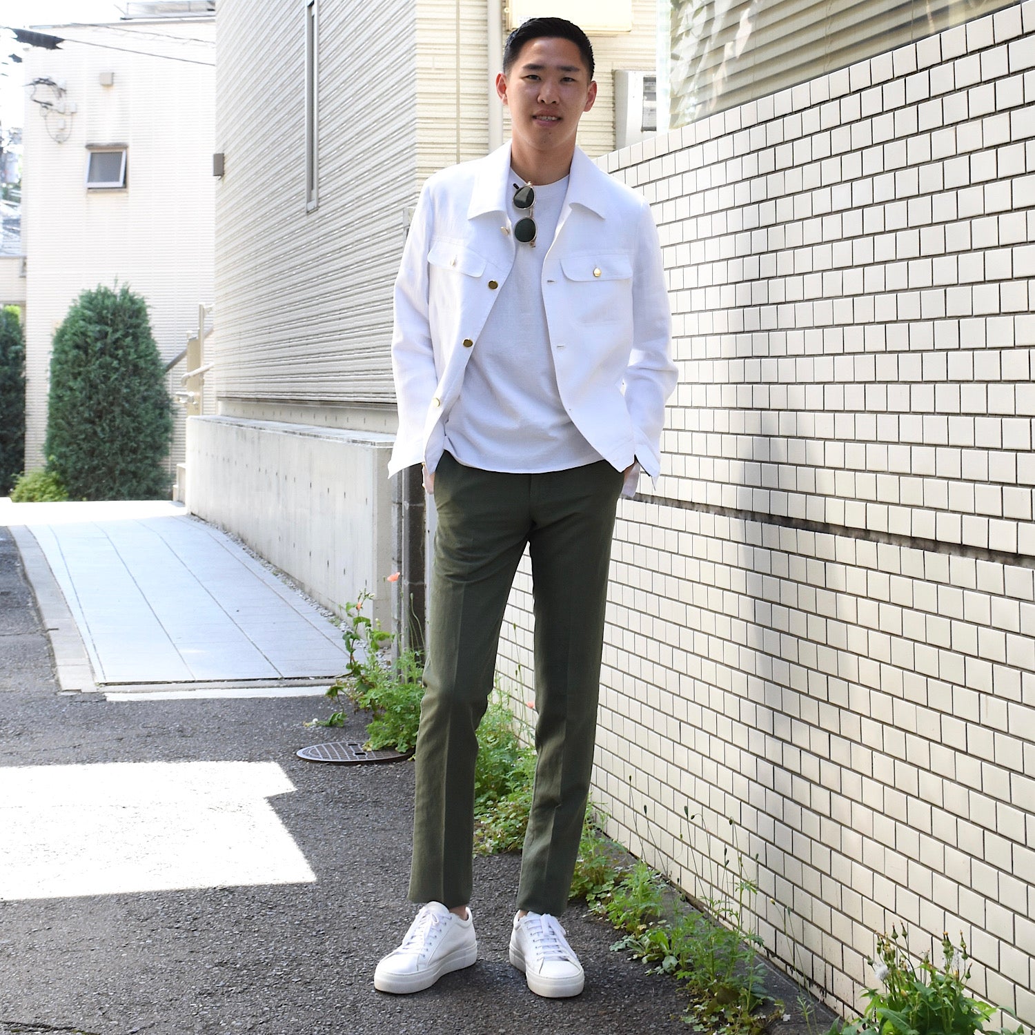 インコテックス / CHINOLINO(チノリノ) ノープリーツ パンツ/SLIM FIT/1W0030 9189A