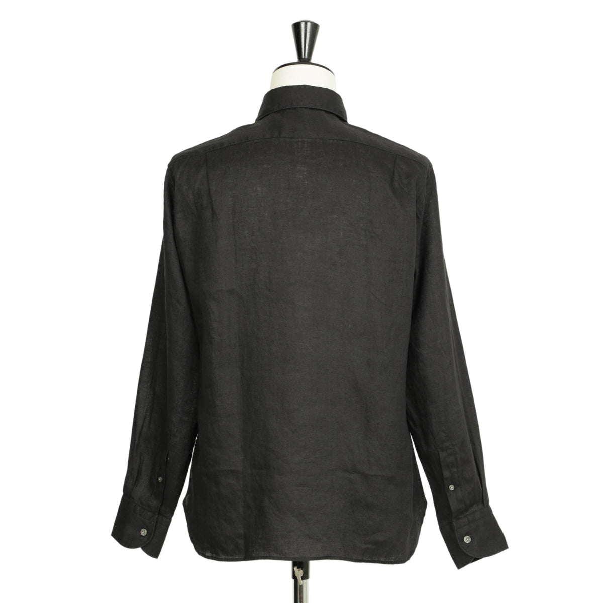 オリアン / リネン プルオーバー  ワイドカラー カプリシャツ / Vintage / SLIM FIT / KH30 / 02U441 / ブラック