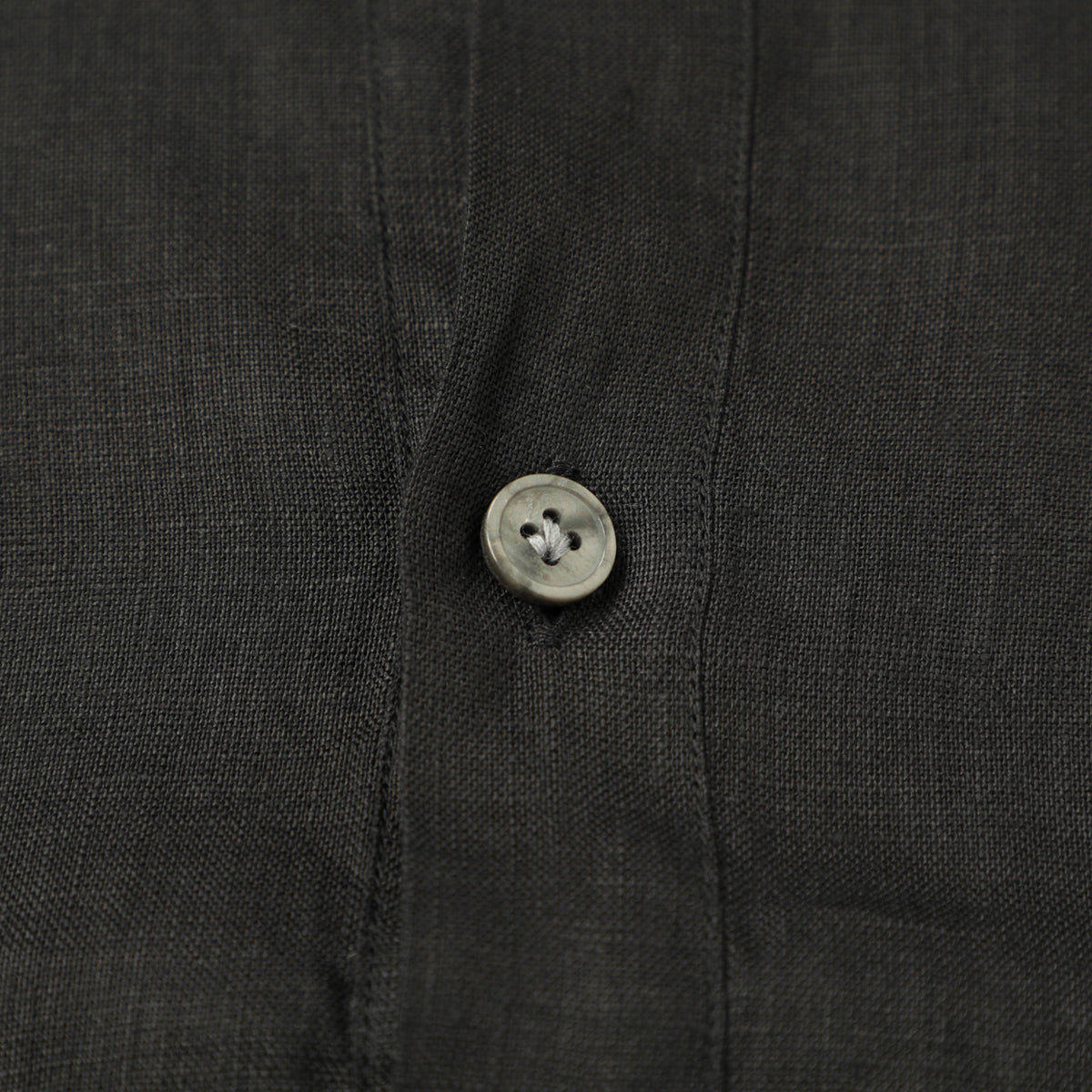 オリアン / リネン プルオーバー  ワイドカラー カプリシャツ / Vintage / SLIM FIT / KH30 / 02U441 / ブラック