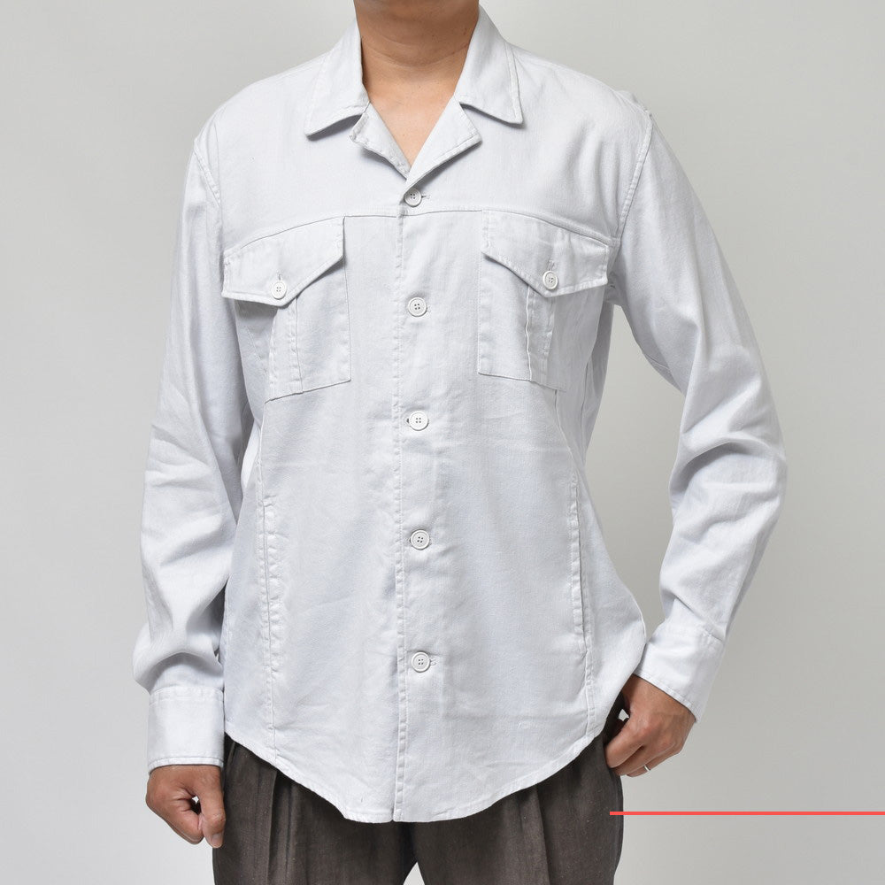 BAGUTTA（バグッタ） ストレッチリネンコットンギャバジンCPOシャツ LIAM LT/12876