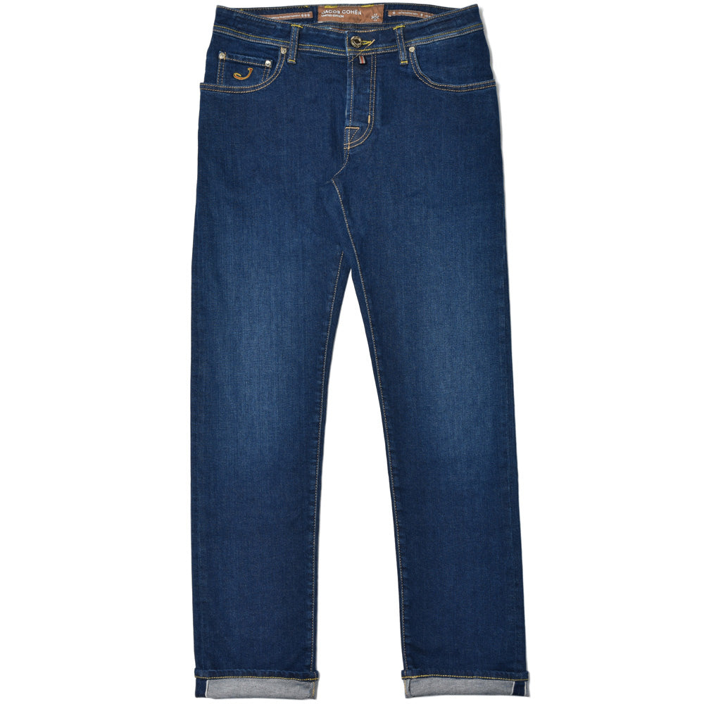 JACOB COHEN（ヤコブコーエン） NICKニック LIMITED EDITION ウォッシュテーパードフィットストレッチセルビッジデニム 226-12337