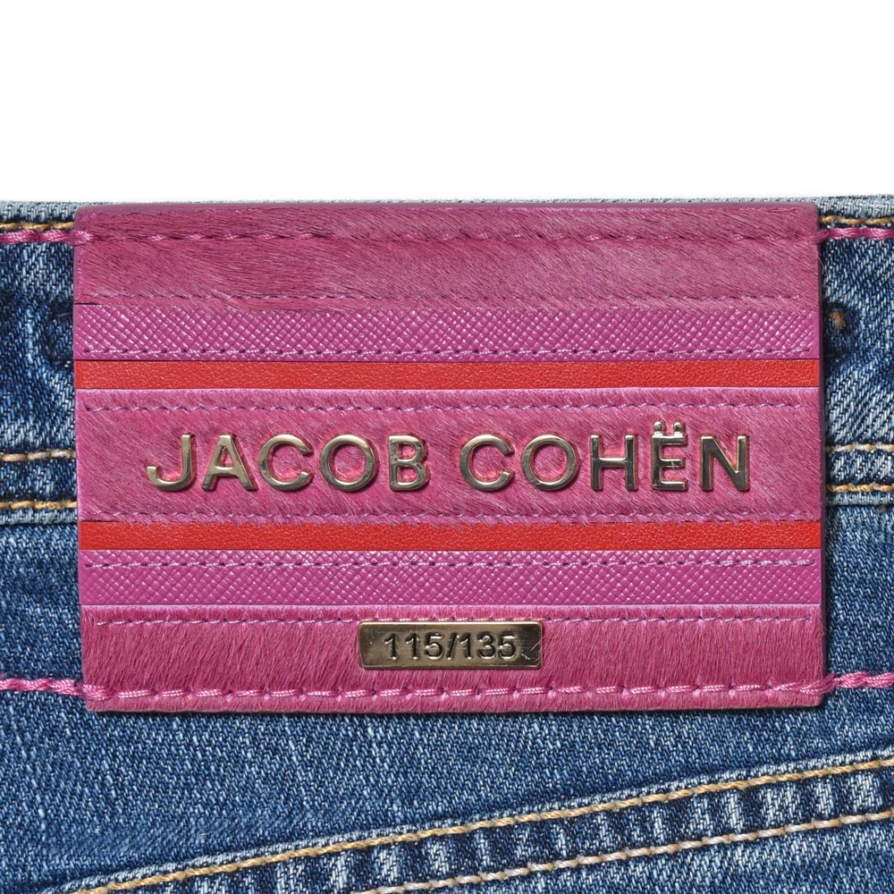 JACOB COHEN（ヤコブコーエン） BARDバード LIMITED EDITION ヴィンテージウォッシュテーパードフィットセルビッジデニム 226-12474