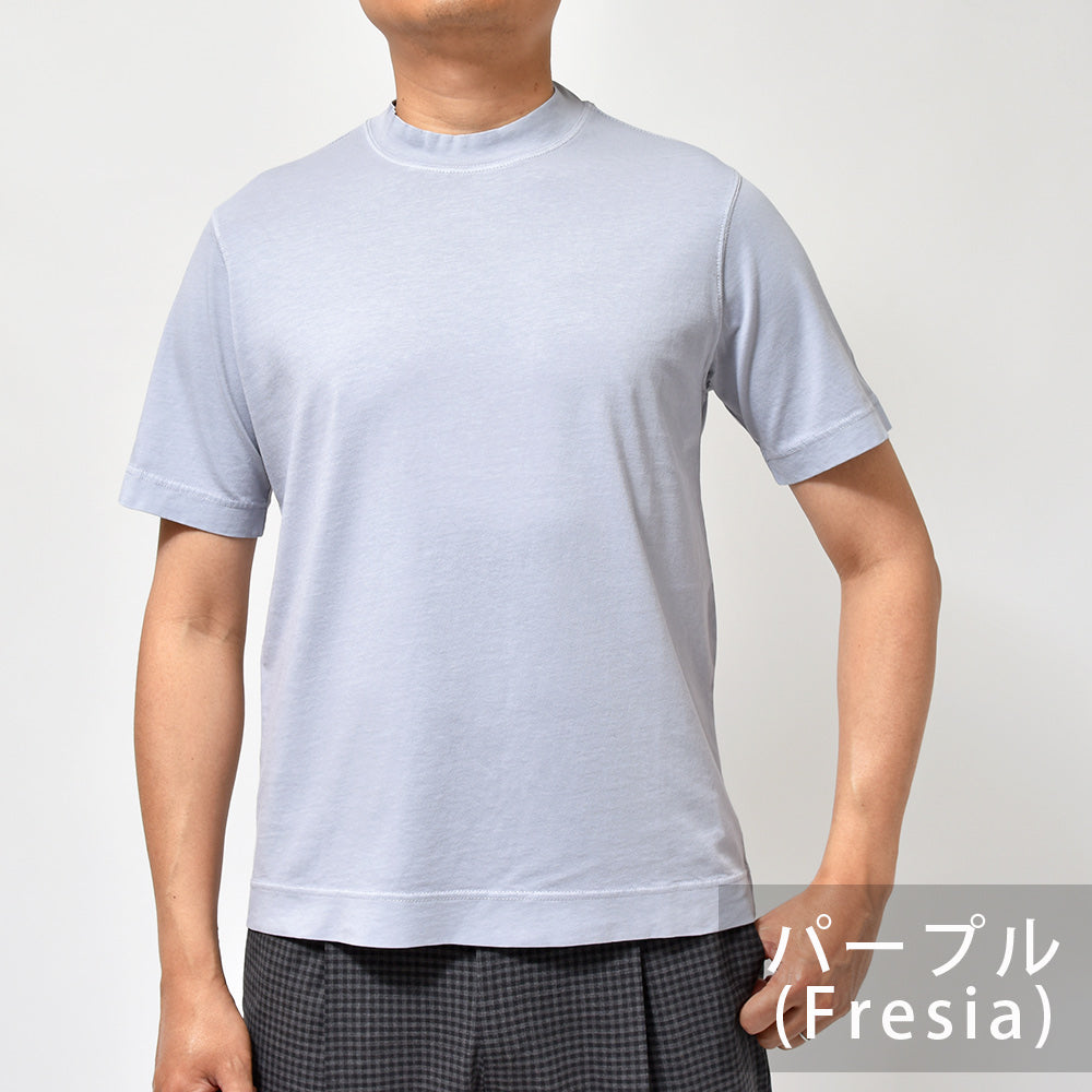 CIRCOLO 1901 チルコロ 1901 コットン ジャージー ガーメントダイ クルーネック カットソー