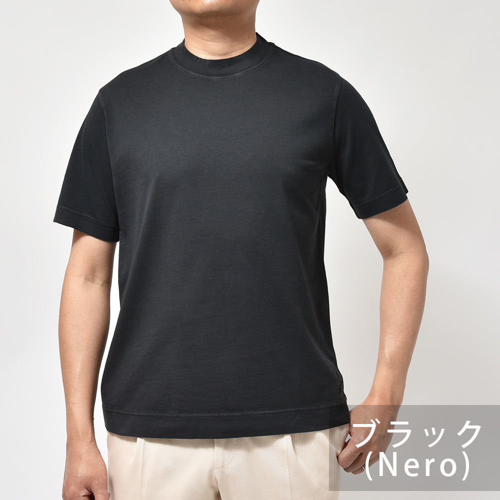 CIRCOLO 1901 チルコロ 1901 コットン ジャージー ガーメントダイ クルーネック カットソー