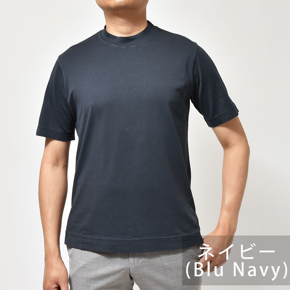 CIRCOLO 1901 チルコロ 1901 コットン ジャージー ガーメントダイ クルーネック カットソー