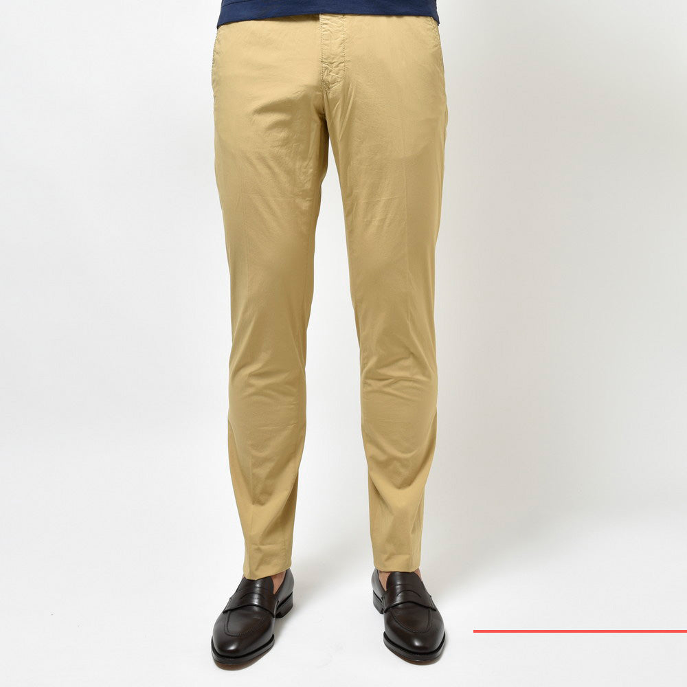 INCOTEX SLACKS（インコテックス スラックス） SLIM FIT ガーメントダイコットンストレッチポプリンテーパードパンツ 17S100-90890/11562