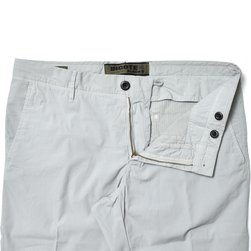 INCOTEX SLACKS（インコテックス スラックス） SLIM FIT ガーメントダイコットンストレッチポプリンテーパードパンツ 17S100-90890/11562