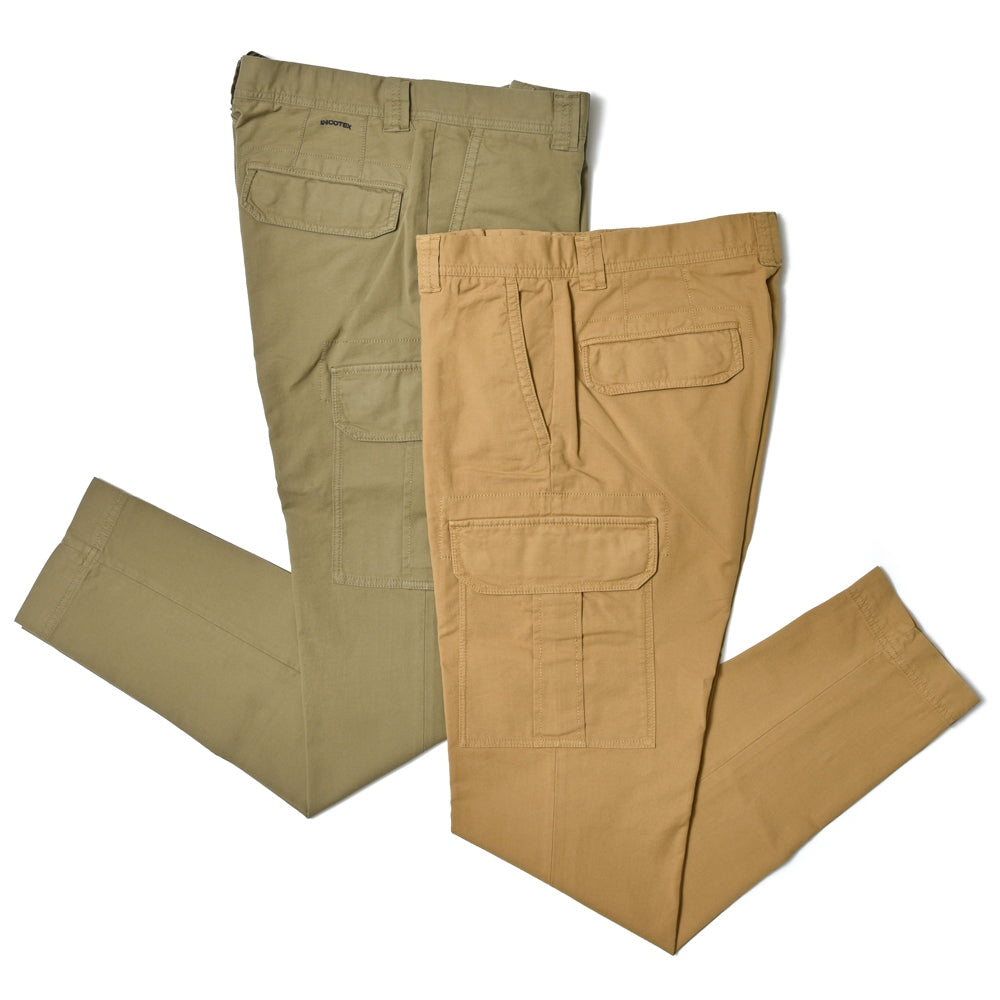 INCOTEX SLACKS（インコテックス スラックス） TAPERED FIT ガーメントダイコットンストレッチサマーサテンテーパードカーゴパンツ 10S184-90871/11500