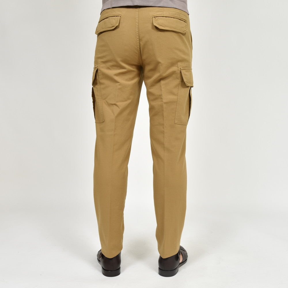 INCOTEX SLACKS（インコテックス スラックス） TAPERED FIT ガーメントダイコットンストレッチサマーサテンテーパードカーゴパンツ 10S184-90871/11500