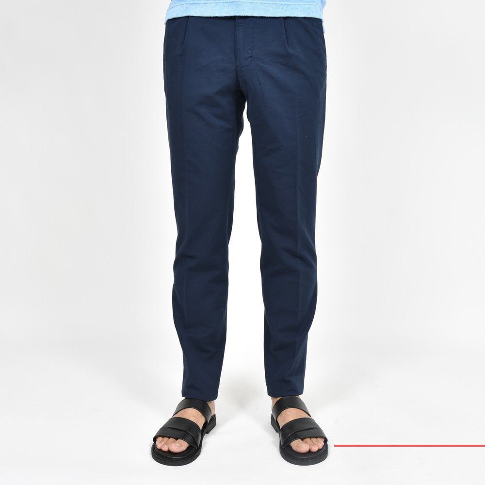 INCOTEX SLACKS（インコテックス スラックス） TAPERED FIT ガーメントダイコットンストレッチサマーサテン1プリーツテーパードパンツ 10S188-90871/11548