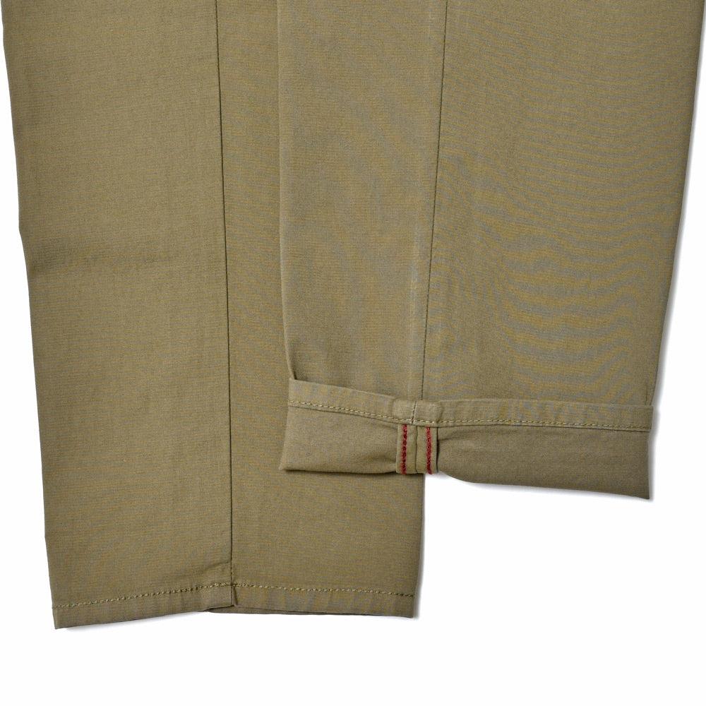 INCOTEX SLACKS（インコテックス スラックス） TAPERED FIT ガーメントダイコットンストレッチサマーサテン1プリーツテーパードパンツ 10S188-90871/11548