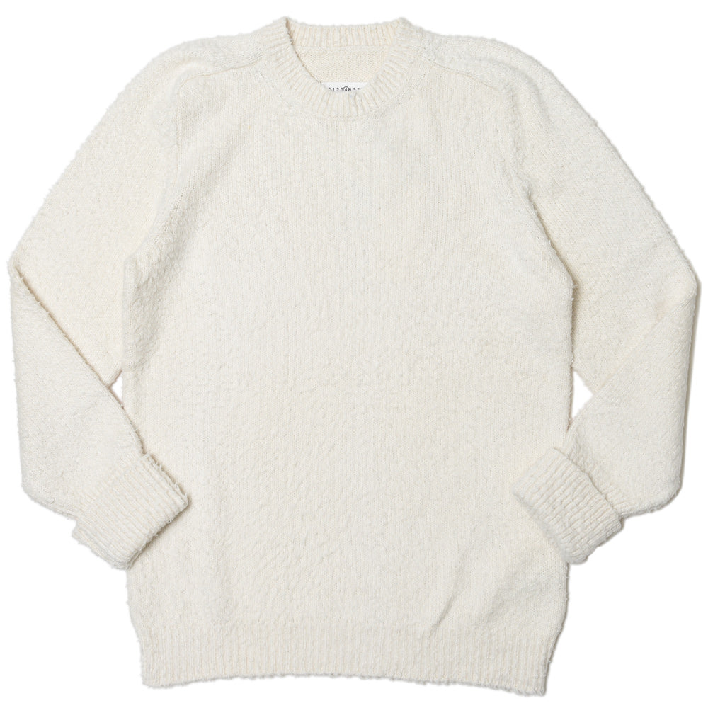 Maison Margiela(メゾン マルジェラ)<BR>SI0GP0001 パイルセーター オフホワイト