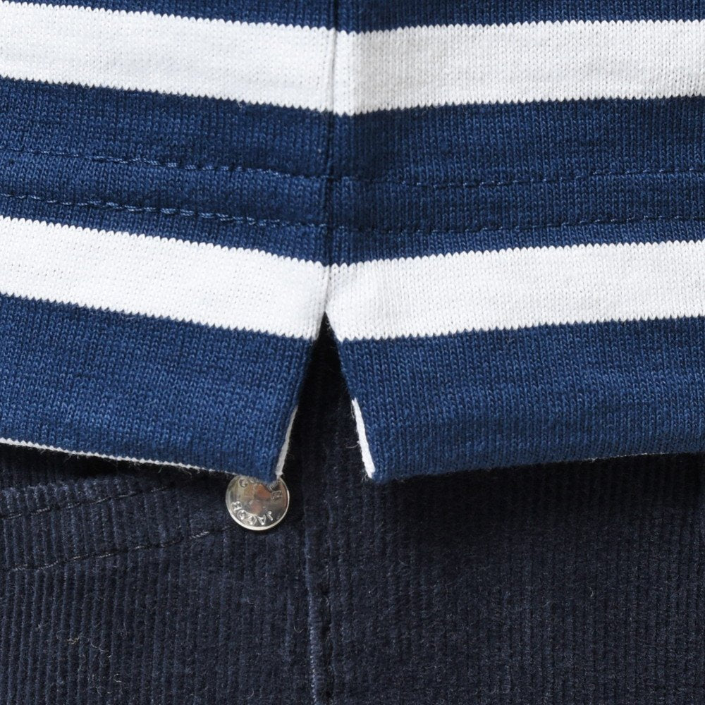Le Minor（ル ミノア） コットンマリンボーダーL/Sクルーネックカットソー 61928H/D43