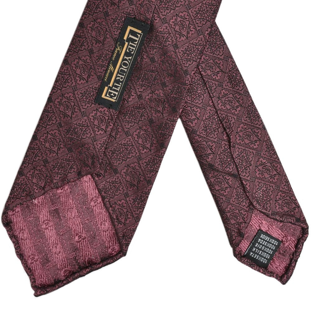 TIE YOUR TIE（タイ ユア タイ） シルクジャガードシャドーエンブレムセッテピエゲタイ 14922