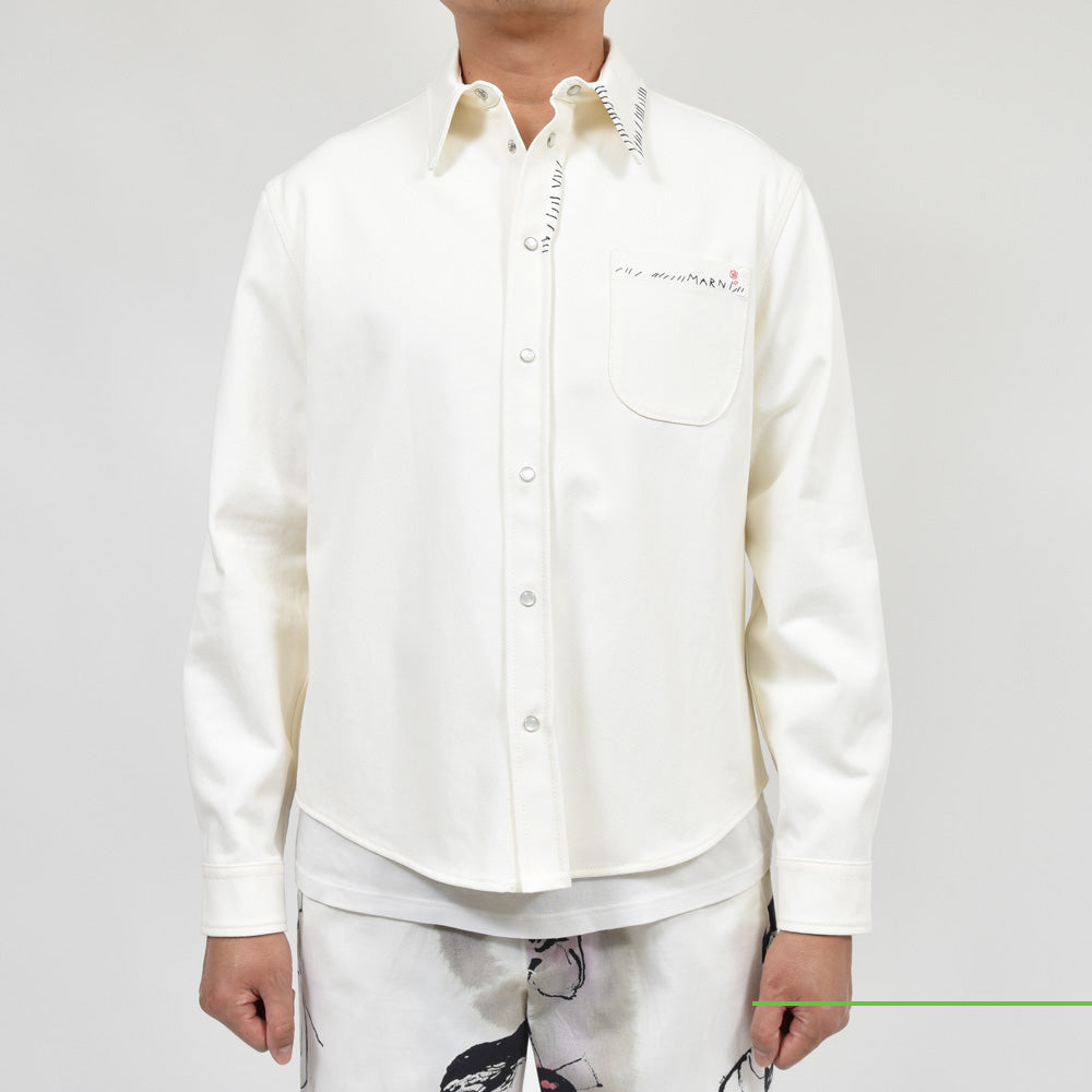 MARNI（マルニ） コットンドリルステッチシャツ CUJU0015S1 TCX17
