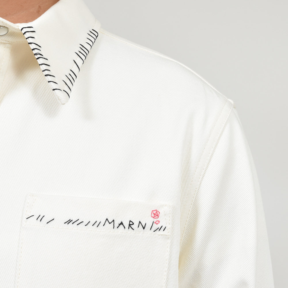 MARNI（マルニ） コットンドリルステッチシャツ CUJU0015S1 TCX17