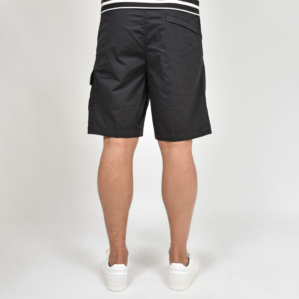 STONE ISLAND(ストーンアイランド)  ガーメントダイコットンストレッチシャーリングカーゴショーツ 80-15L-18-03