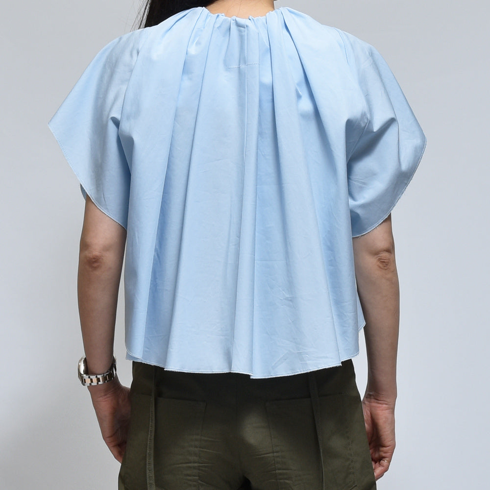 MM6 MAISON MARGIELA(エムエム6 メゾン マルジェラ)<BR>S52NF0007 コットンポプリン ドレープトップス