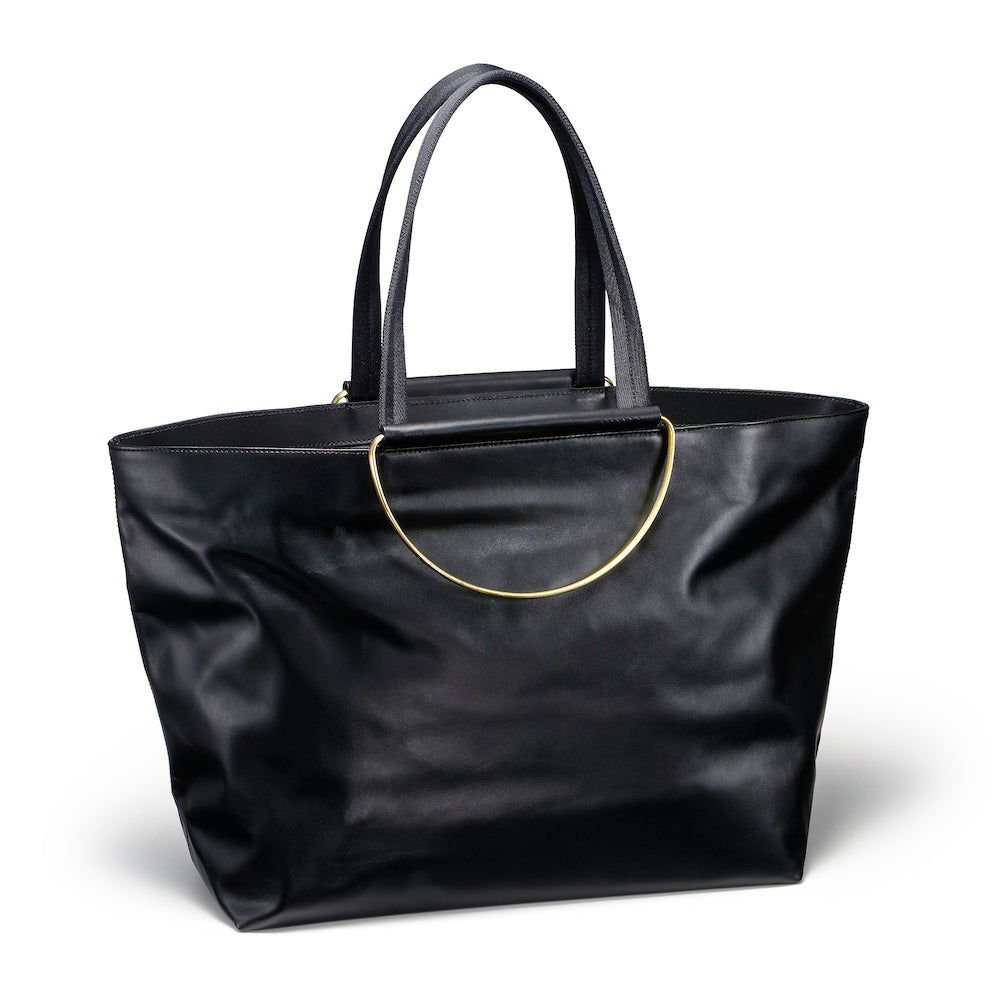 テクネ / BRASS HANDLE TOTE/LEATHER/B01-00121-L