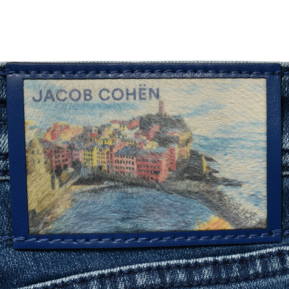 JACOB COHEN（ヤコブコーエン） NICKニック PREMIUM EDITION ウォッシュドコットンポリストレッチテーパードフィットデニム 226-12389