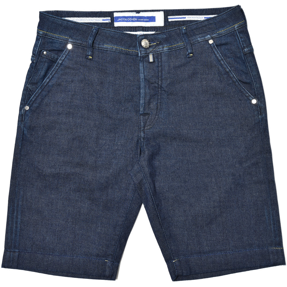 JACOB COHEN（ヤコブコーエン） LOUルー PREMIUM EDITION ワンウォッシュドコットンポリストレッチデニムバミューダショーツ 226-12560