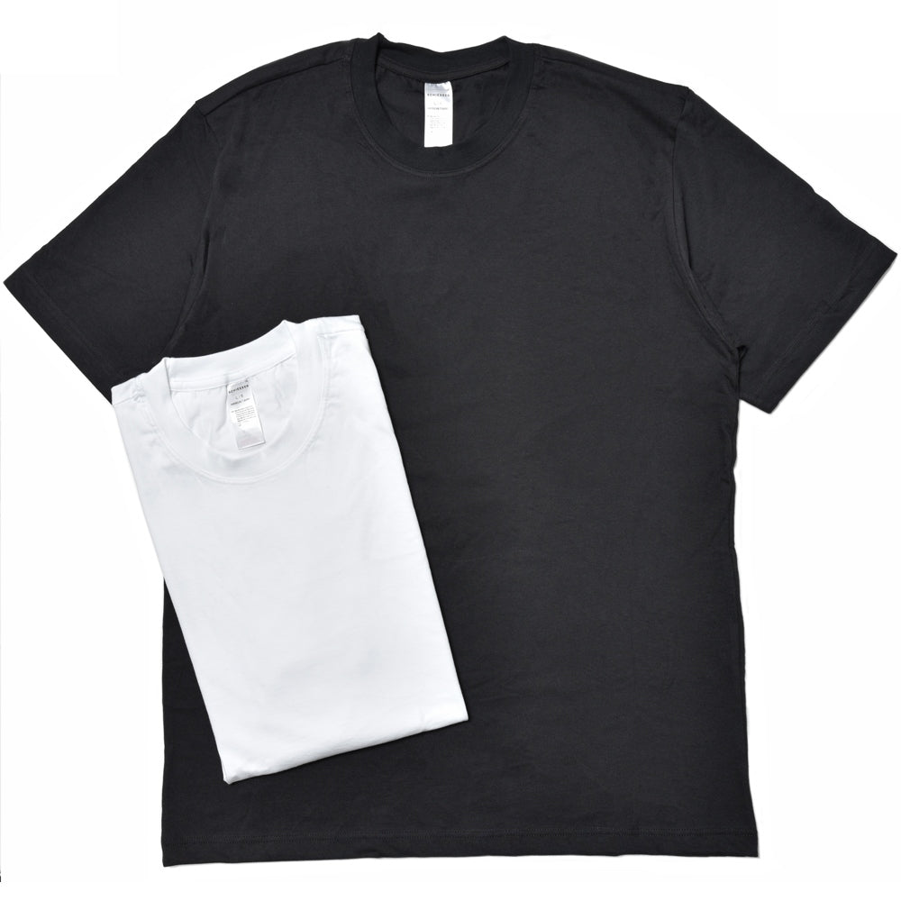 Schiesser（シーサー） コットン天竺S/Sクルーネックカットソー AMERICAN TEE(2packs)
