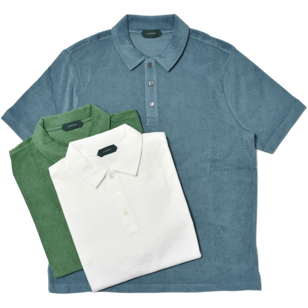 ZANONE（ザノーネ） コットンパイルジャージS/Sポロ POLO MC/REGULAR FIT/813178/ZM340/14410