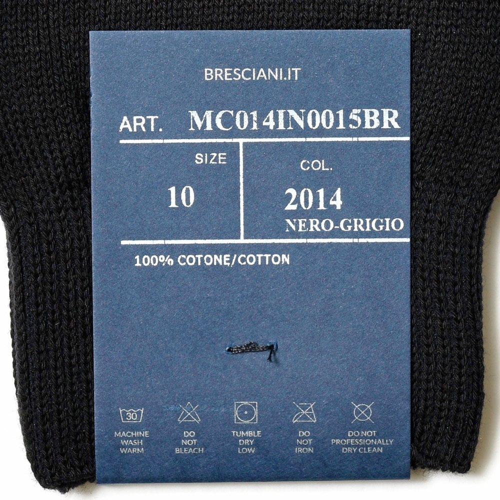 BRESCIANI（ブレッシアーニ） コットンアーガイルドレスソックス MC014IN0015