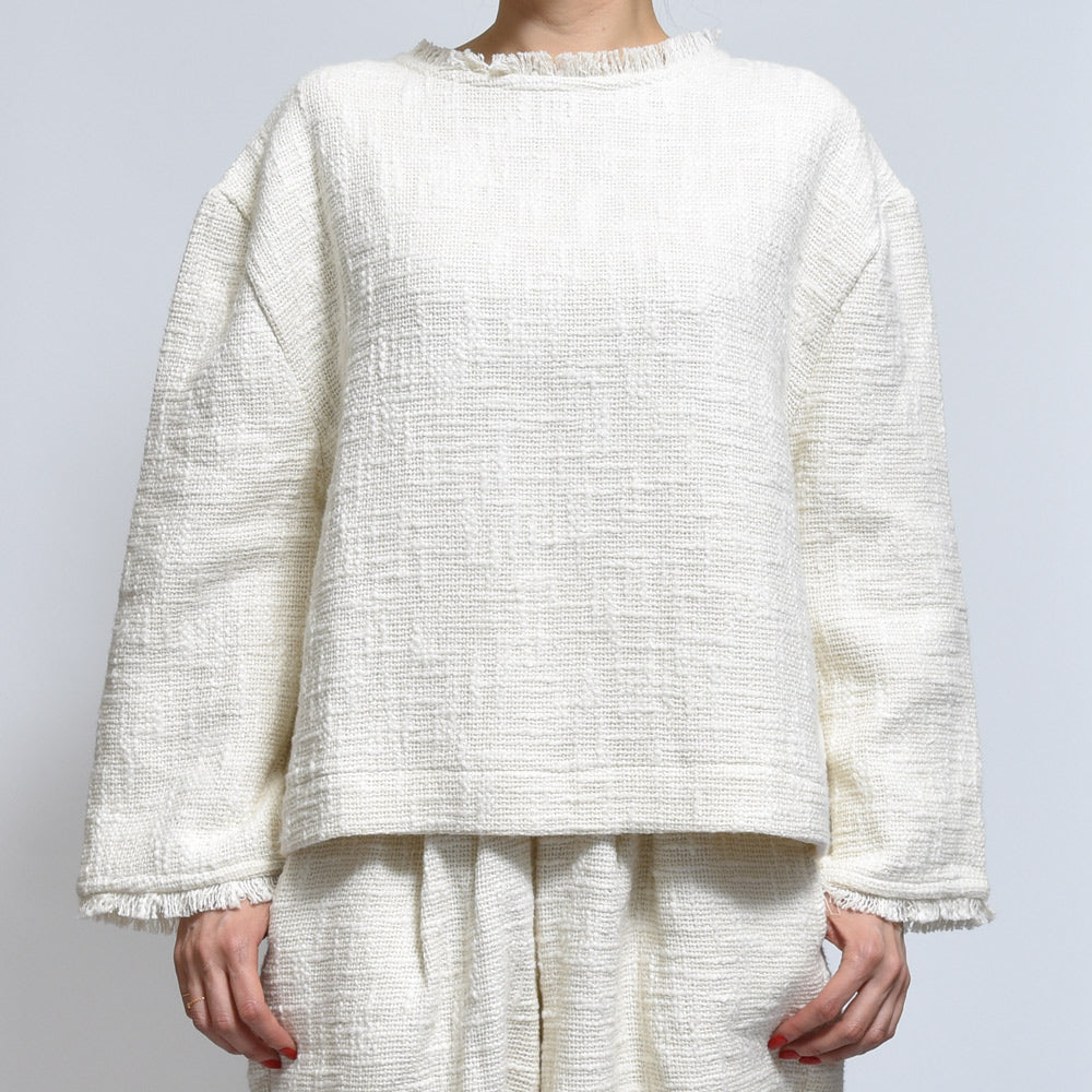 A PERFECT NOMAD(ア パーフェクト ノマ)<BR>J-SWEATER コットン ブラウス