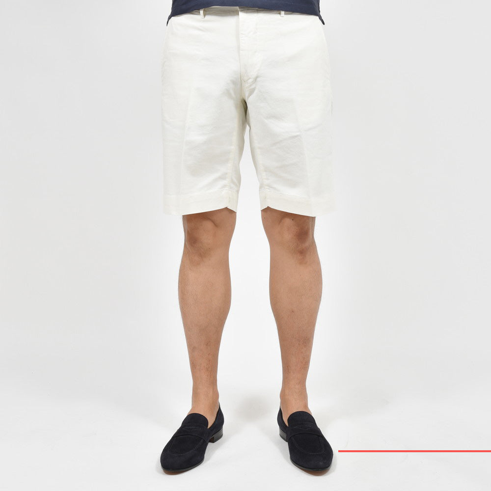 INCOTEX SLACKS（インコテックス スラックス） REGULAR FIT ガーメントダイストレッチコットンサマーサテンショーツ 15S206-90871/12512