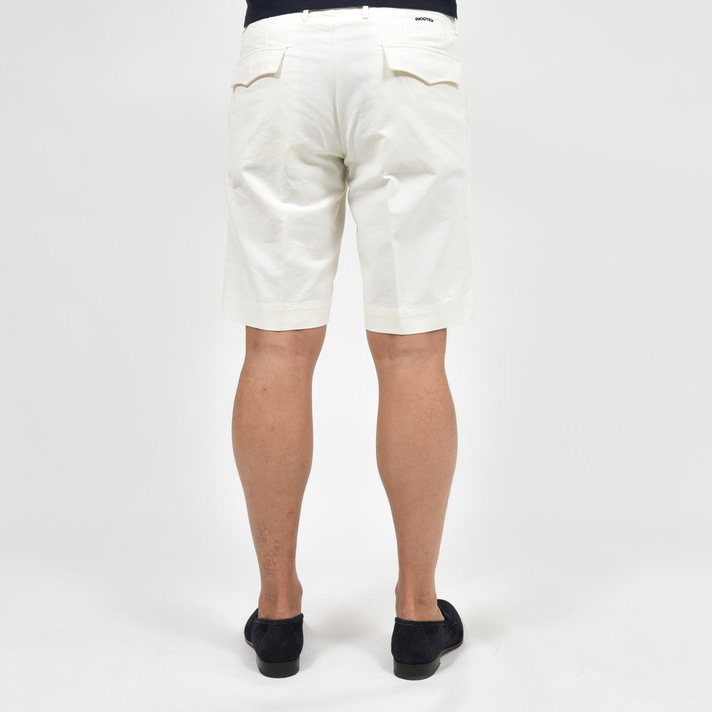 INCOTEX SLACKS（インコテックス スラックス） REGULAR FIT ガーメントダイストレッチコットンサマーサテンショーツ 15S206-90871/12512