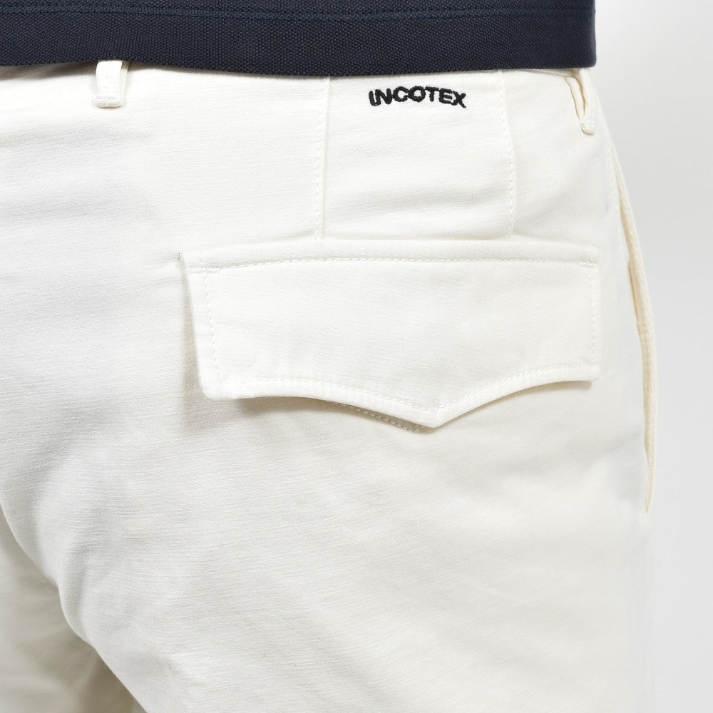INCOTEX SLACKS（インコテックス スラックス） REGULAR FIT ガーメントダイストレッチコットンサマーサテンショーツ 15S206-90871/12512