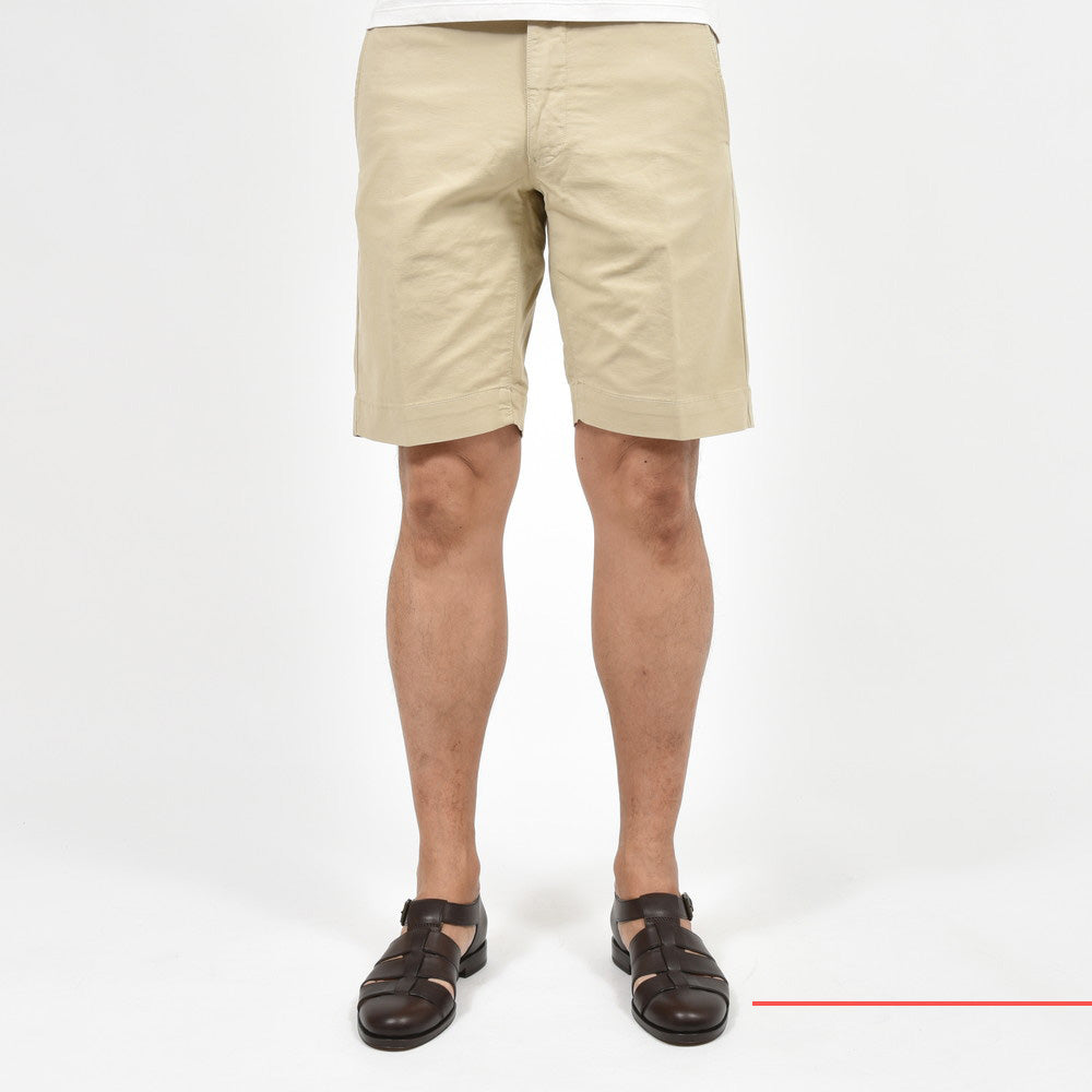INCOTEX SLACKS（インコテックス スラックス） REGULAR FIT ガーメントダイストレッチコットンサマーサテンショーツ 15S206-90871/12512