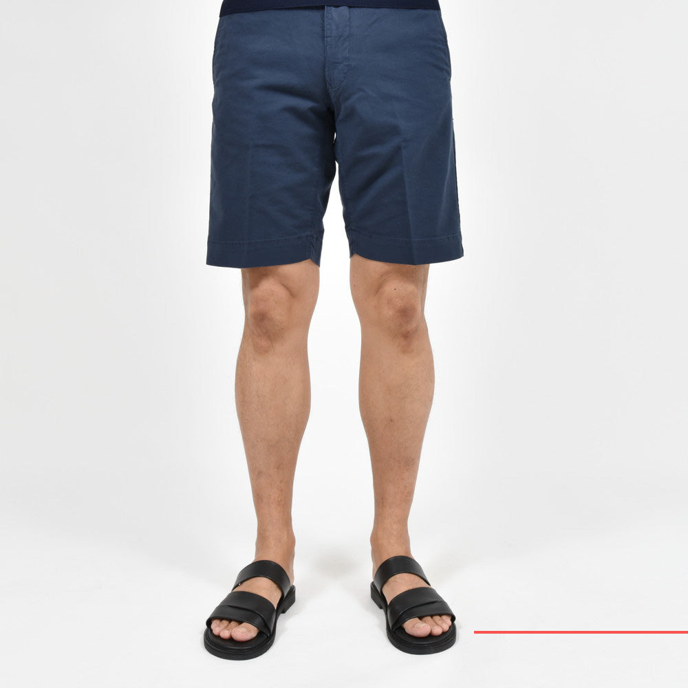 INCOTEX SLACKS（インコテックス スラックス） REGULAR FIT ガーメントダイストレッチコットンサマーサテンショーツ 15S206-90871/12512