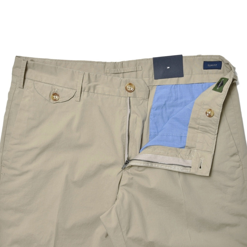 INCOTEX（インコテックス） SLIM FIT ガーメントダイストレッチコットンサマーポプリンテーパードショーツ 1W0192-9208A/12515