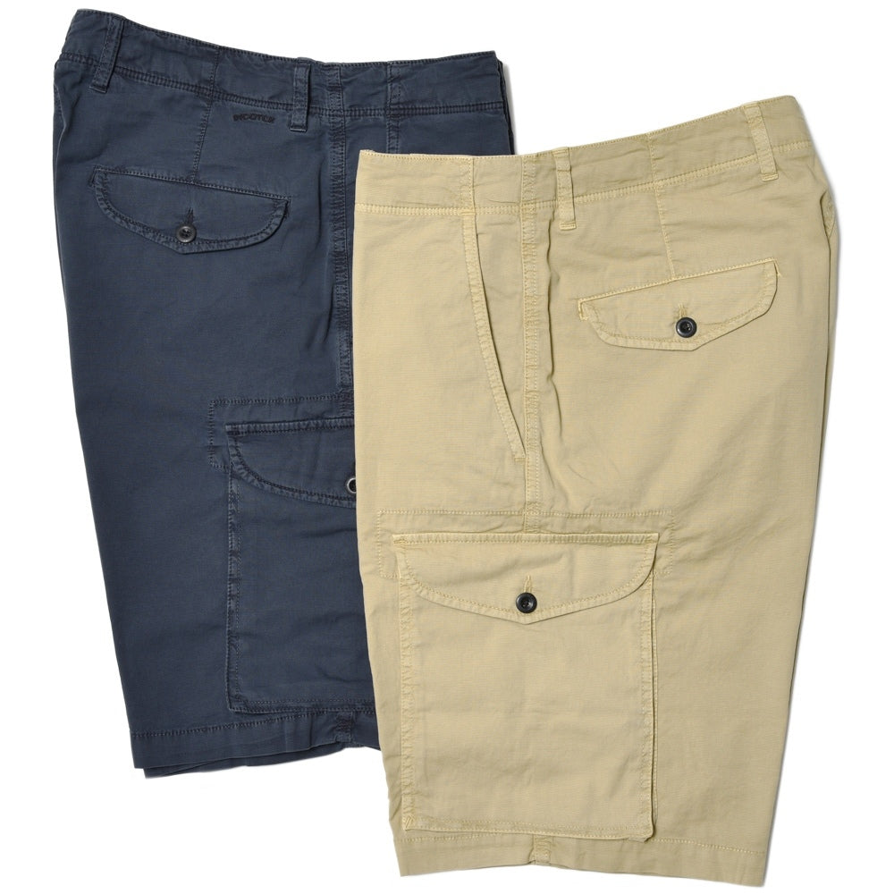 INCOTEX SLACKS（インコテックス スラックス） REGULAR FIT ガーメントダイストレッチコットンリップストップカーゴショーツ 10S216-90912/12501