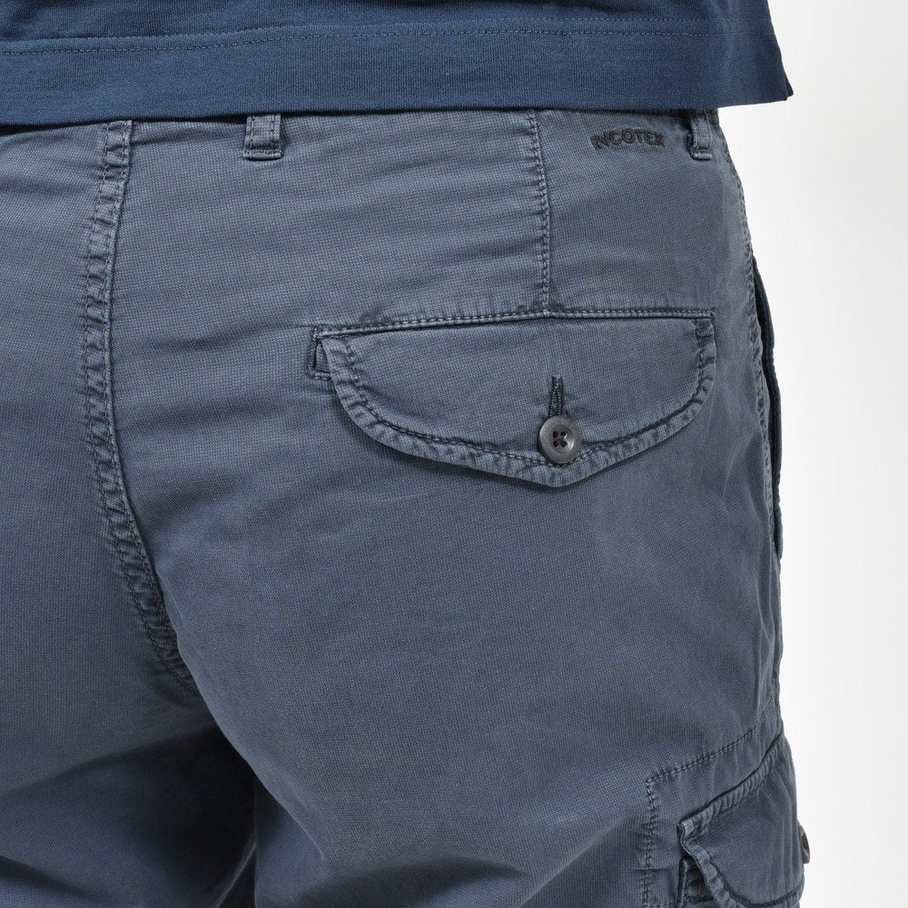 INCOTEX SLACKS（インコテックス スラックス） REGULAR FIT ガーメントダイストレッチコットンリップストップカーゴショーツ 10S216-90912/12501