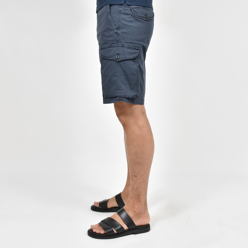 INCOTEX SLACKS（インコテックス スラックス） REGULAR FIT ガーメントダイストレッチコットンリップストップカーゴショーツ 10S216-90912/12501
