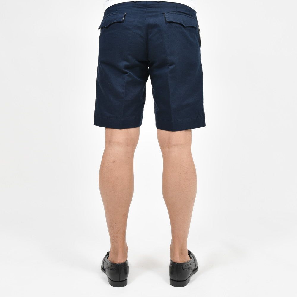 INCOTEX SLACKS（インコテックス スラックス） REGULAR FIT ウオッシュドリネンコットンギャバジンショーツ 15S206-90906/12502