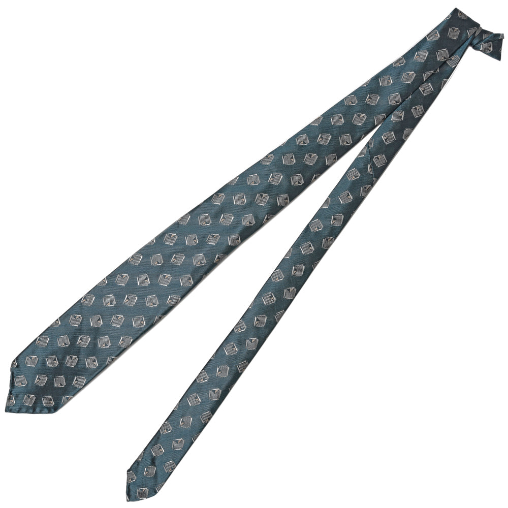 TIE YOUR TIE（タイ ユア タイ） シルクスクエア小紋ヘリンボーンセッテピエゲタイ 16018