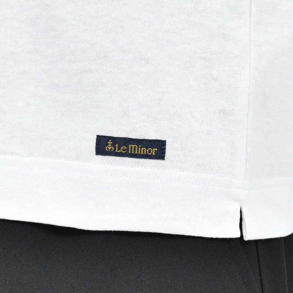 Le Minor（ル ミノア） コットンプレーンS/Sクルーネックカットソー　 UNI P