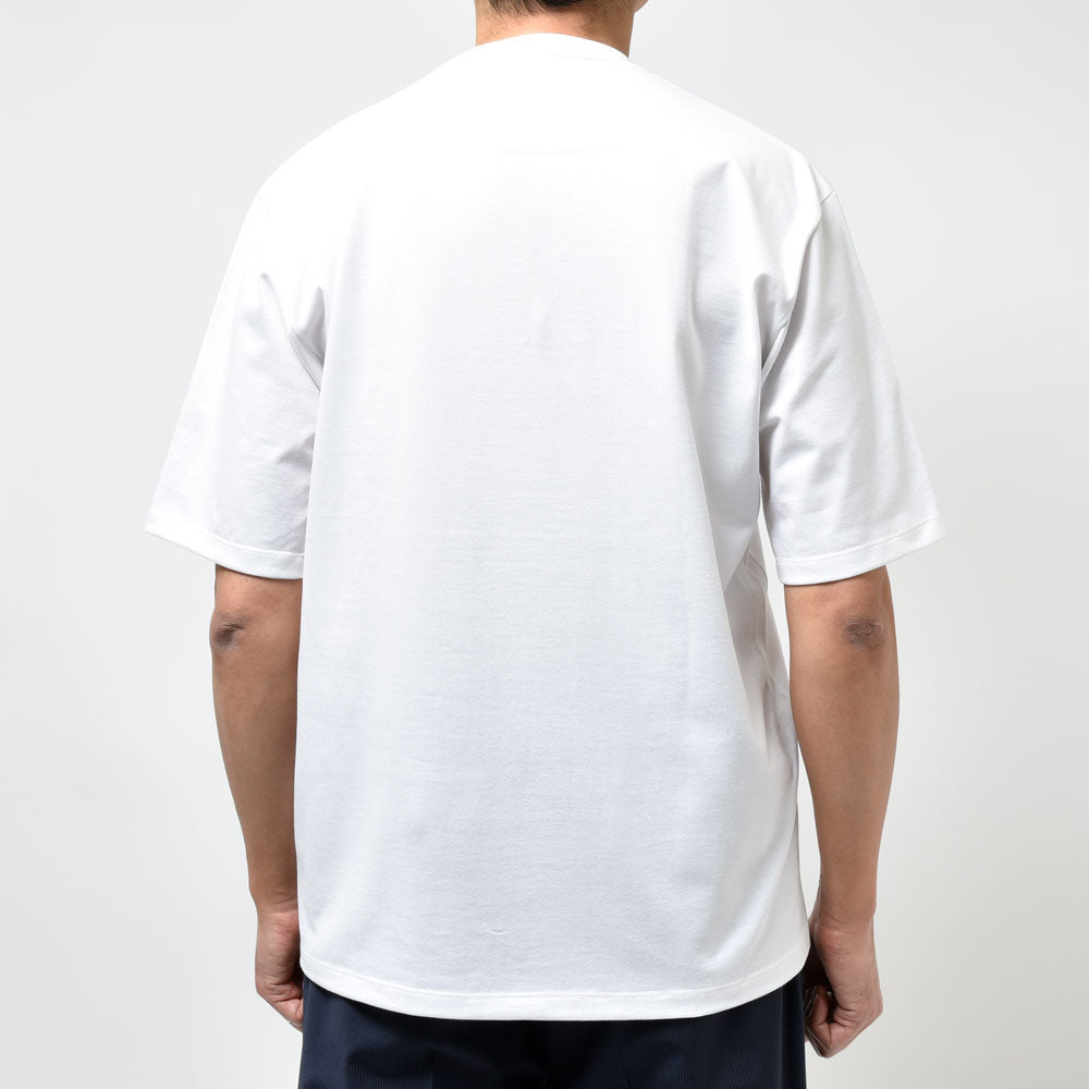 mando（マンド） BLUE LIGHTS コットンプリントクルーネックS/Sカットソー 24196-002