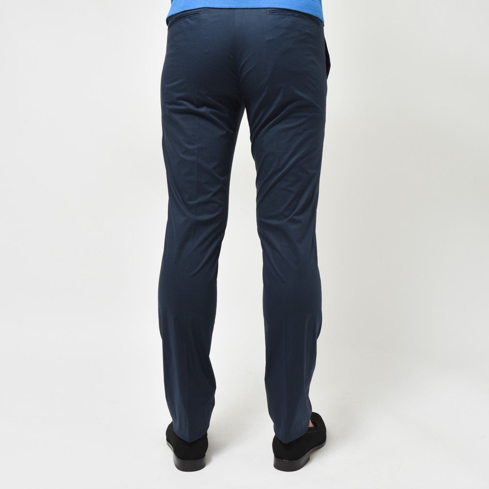 INCOTEX（インコテックス） SLIMFIT ストレッチコットンサマーポプリンテーパードパンツ 11577