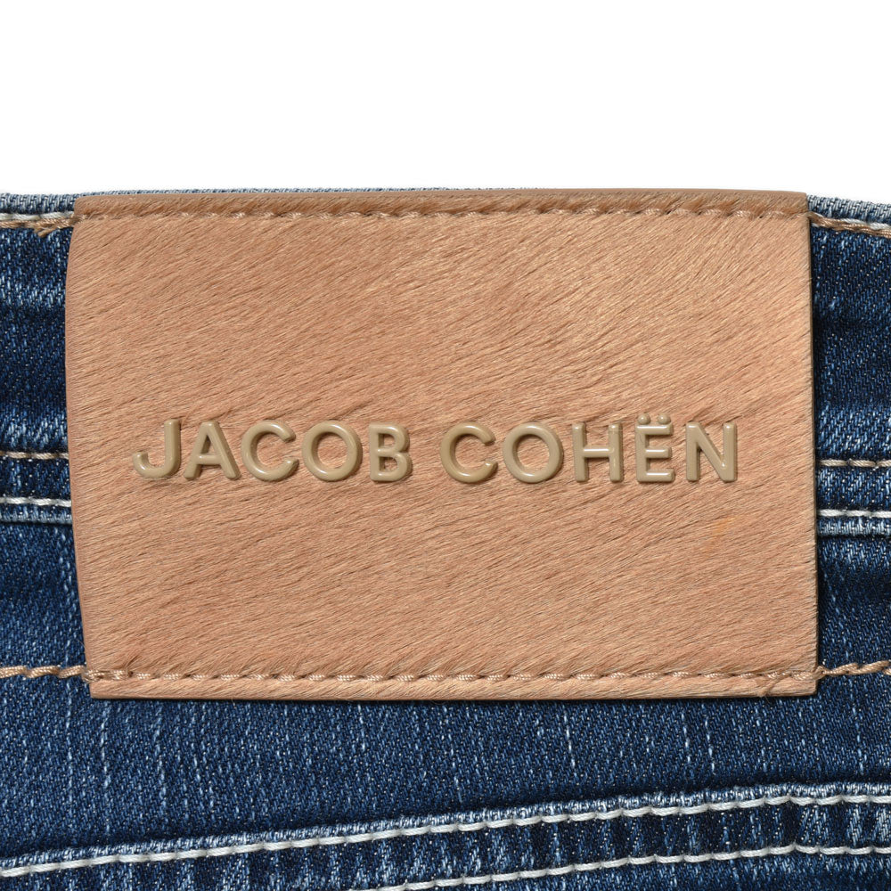 JACOB COHEN（ヤコブコーエン） BARNYバーニー ウォッシュドコットンダメージテーパードフィットデニム226-12308