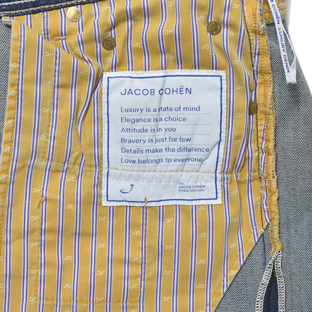 JACOB COHEN（ヤコブコーエン） BARNYバーニー ウォッシュドコットンダメージテーパードフィットデニム226-12308