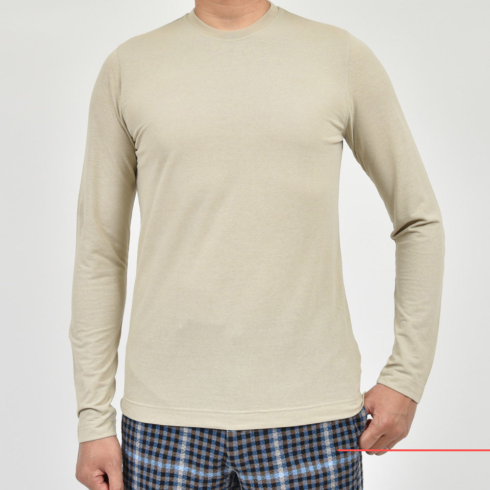 ZANONE（ザノーネ） オーガニックアイスコットンL/Sクルーネックカットソー TSHIRT ML/SLIM FIT/812643/ZG380/14417