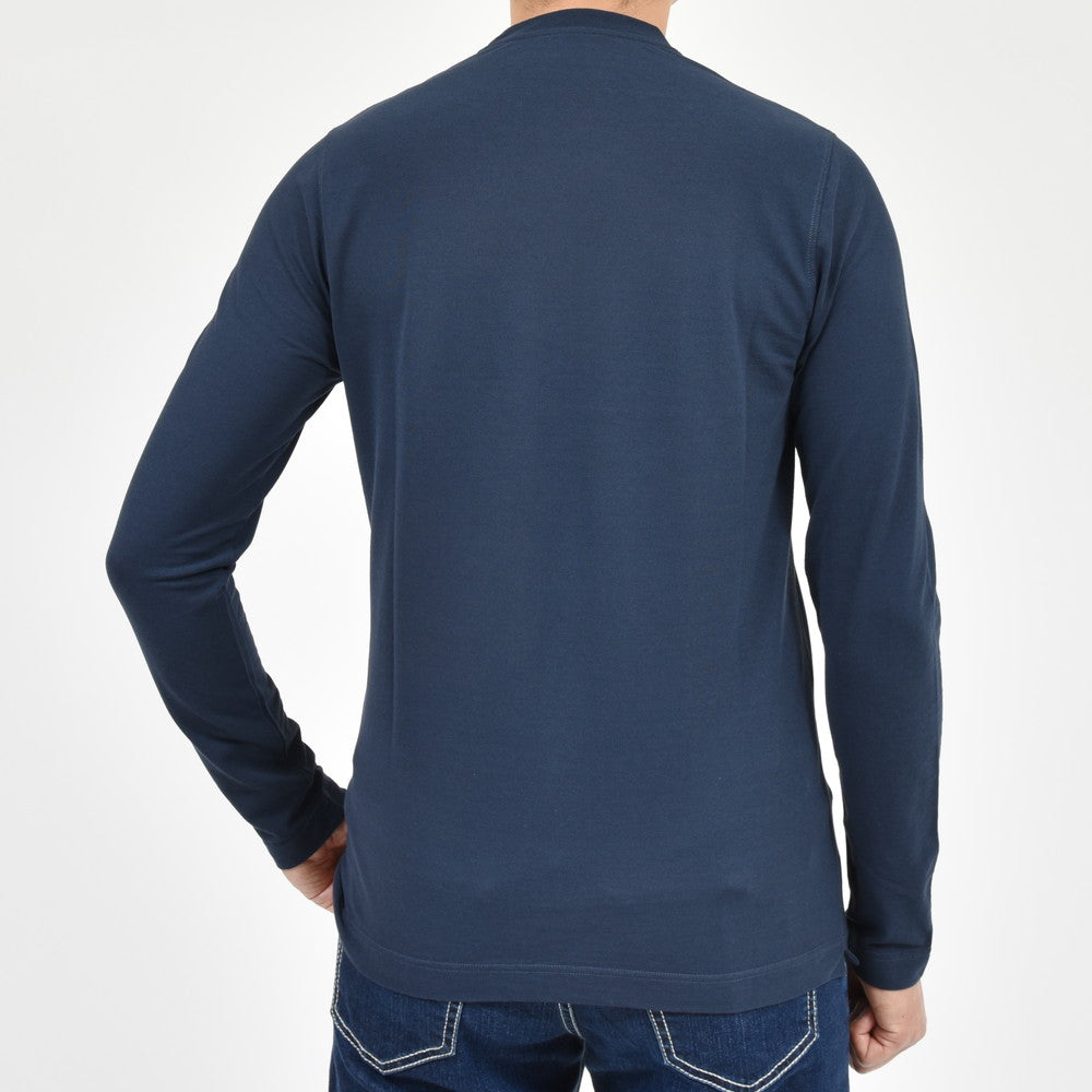 ZANONE（ザノーネ） オーガニックアイスコットンL/Sクルーネックカットソー TSHIRT ML/SLIM FIT/812643/ZG380/14417